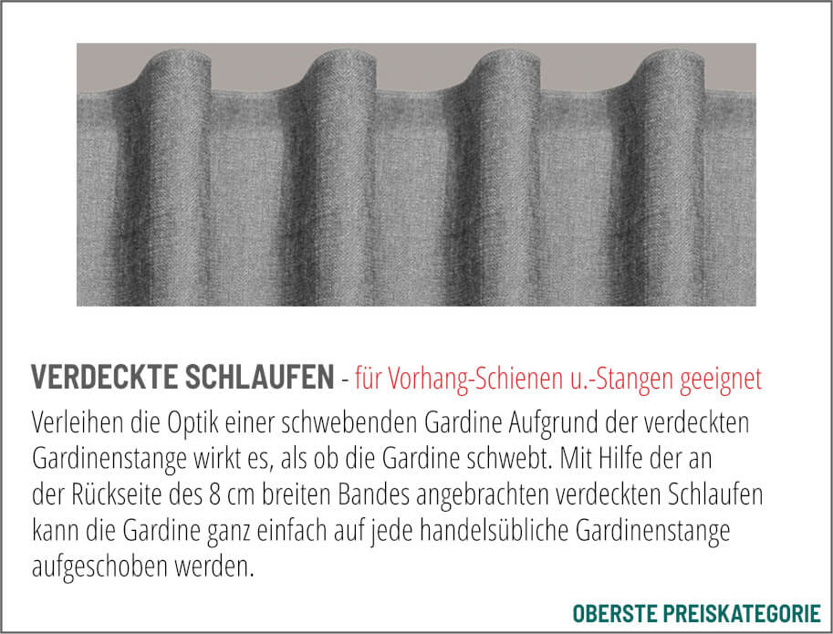 Verdeckte Schlaufen